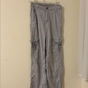 AMERICAN EAGLE Purple/Blue Cargo Pants with Cute Pockets